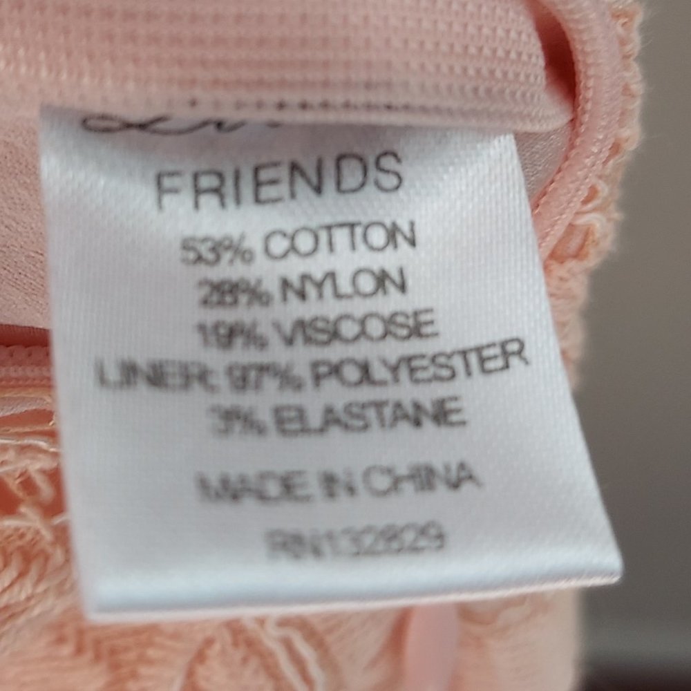 NWT Lovers & Friends Pink Lace  Skirt Papaya Sz L - Picture 14 of 17